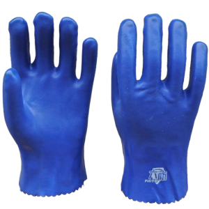 Blue oil-resistant gloves-908