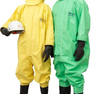 Semi-sealed chemical protective suit